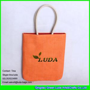 Buy cheap LUDA straw handles straw handbag cheap standard paper straw bag from wholesalers