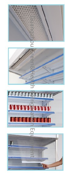 Quality Vegetable / Dairy Multideck Open Chiller Adjustable With Digital Tem for sale