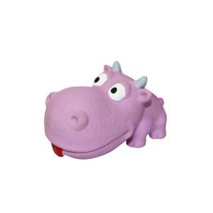 Buy cheap Purple Unique Design Squeaky Latex Hippo Dog Toy For Chewing from wholesalers