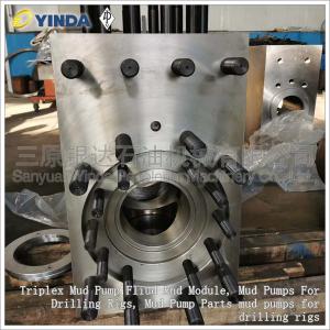 Buy cheap Triplex Mud Pump Fluid End Module Premium Forged Alloy Steel With CNC Boring product