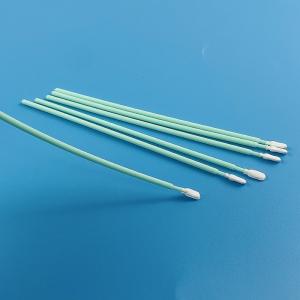 Buy cheap 6.4'' Long Polyester Cleaning Swab Lint Free With Flexible Paddle Optical Lens Clean from wholesalers