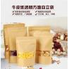 Buy cheap ISO9001 Laminated See Through Pouches Resealable Kraft Paper Bags With Window from wholesalers