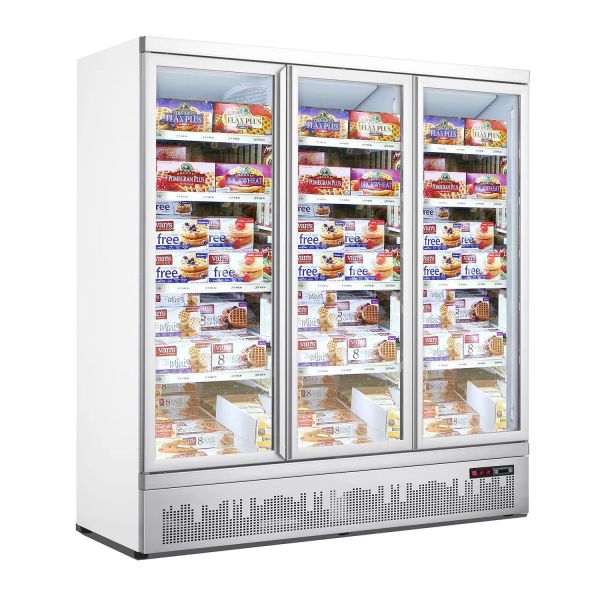 Hot Selling Vertical Glass Door Beverage Storage showcase Freezer for Drinks Display Refrigerator for Supermarket Store All Siz