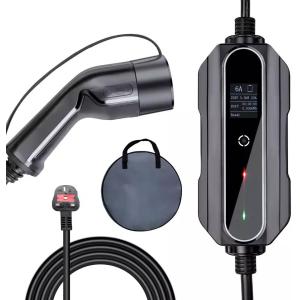 7kw 32a Type 1 2 Mobile Level 2 Ev Charger Ac Station OLCD Screen