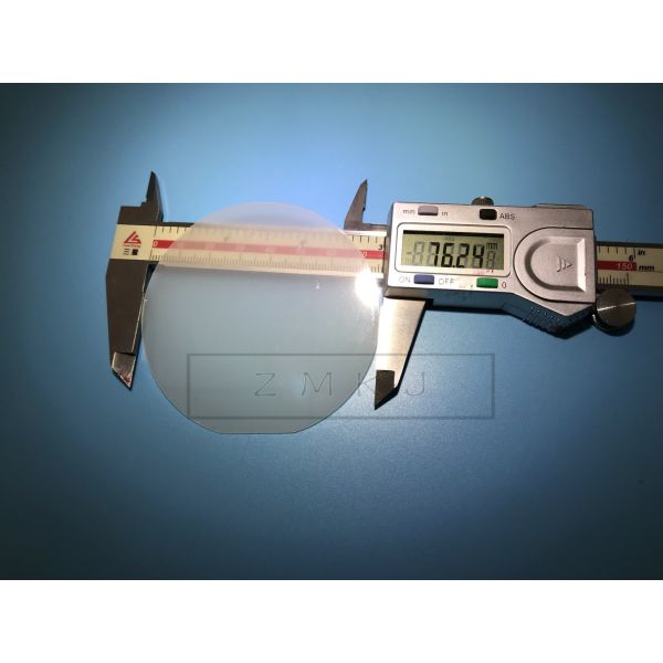 Quality C - Axis Sapphire Wafer Single Side Polished 3 Inch Al2O3 Crystal Optical Lens for sale