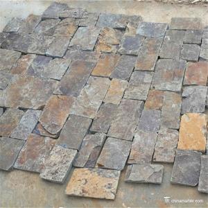 Buy cheap Natural stone Rusty Slate Random Loose Stacked Stone High Hardness Decorative Materials from wholesalers