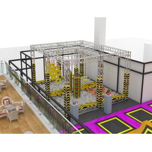 Buy cheap Candy Themed Trampoline Park Equipment , 20m Width Kids Exercise Trampoline from wholesalers