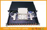 Buy cheap 12 Port FC Fiber optic Patch Panel rack mount , 12 Fibers FC SM SX ODF Patch Panel from wholesalers