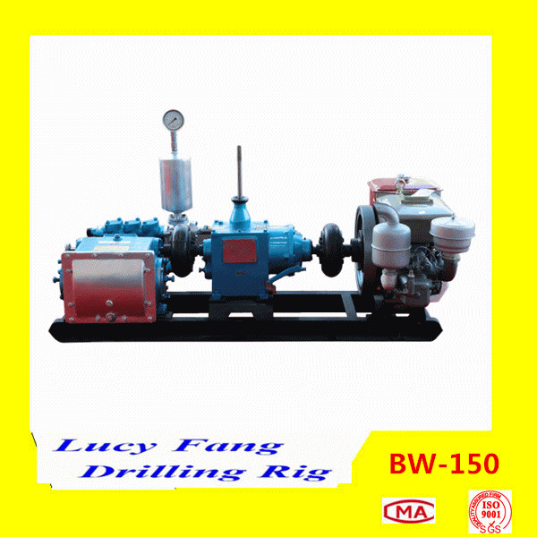 Quality China Made Top Quality Hot Sale BW-150 Mud Pump for 600 m Depth for sale