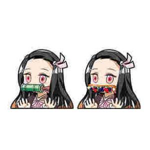 Buy cheap Car Sticker Demon Slayer 3D Lenticular Motion Stickers Waterproof Car Decals window stickers from wholesalers