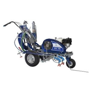 Buy cheap Cold Spray Road Marking Machine with 2pcs Paint Plunger Pump from wholesalers