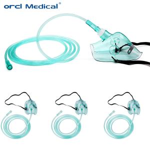 Buy cheap Green Non Rebreather Oxygen Mask  PVC Medical Oxygen Face Mask from wholesalers