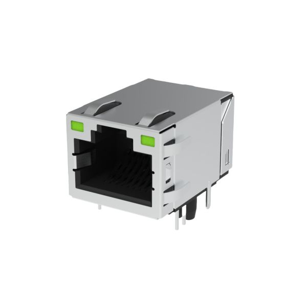 Quality RJMG Series 1x1 1000 base-T RJ45 Magnetic Jack RJMG201K21120FR for sale