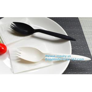 Buy cheap Disposable Biodegradable Corn Starch Fork Knife Spoon / Cutlery for Food,compostable disposable CPLA plastic knife with from wholesalers