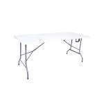 Buy cheap Elegent Plastic Folding Tables Rust Resistance Fold In Half Tabletop Panel from wholesalers