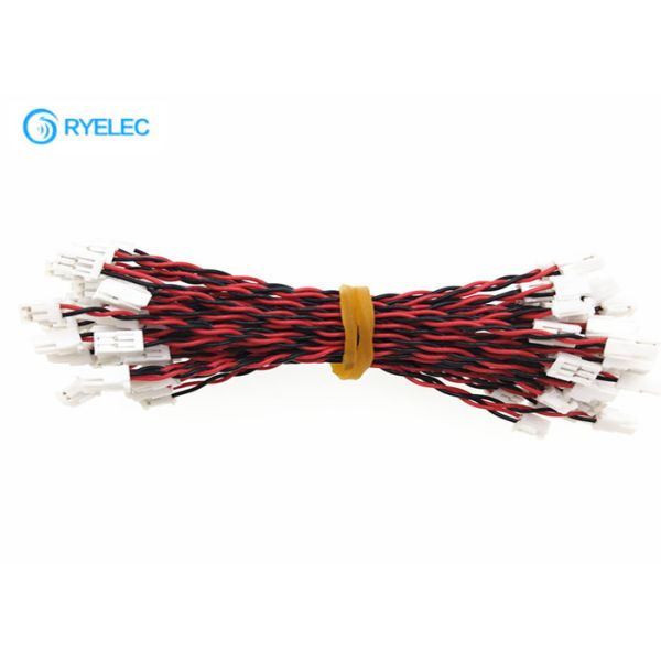 Buy cheap Red 28 Awg Custom Wire Harness 2 Pin Jst Zh 1.5mm Pitch Connector To 2 Pin Jst Gh 1.25mm Pitch from wholesalers