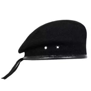 Buy cheap Top Quality Tactical Adjustable Custom Woolen Beret With Silver Badge from wholesalers