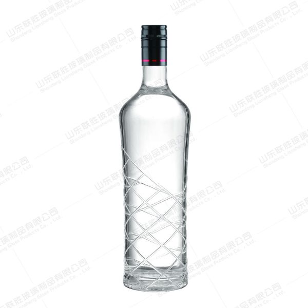 Buy cheap Clear Champagne Sparkling Wine 500ml Glass Bottle with Hot Stamping Surface Handling from wholesalers