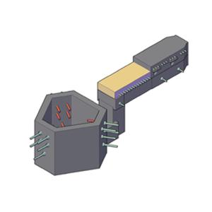 Buy cheap 3 T / Day Electric Glass Furnace Energy Saving Simple Structure product