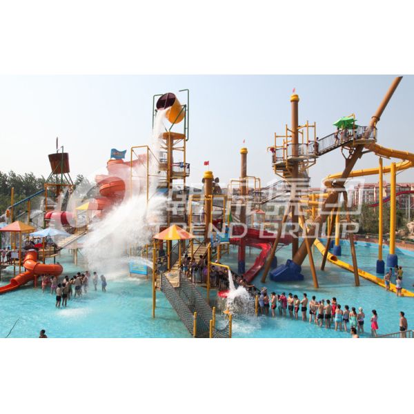 Buy cheap Funny Aqua Playground Fun Water Slides Combination With Biggest Water Slide For Family from wholesalers