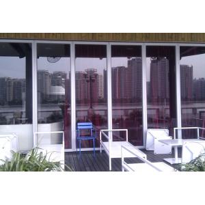 Buy cheap Stacking Folding Frameless Glass Partitions Provide A Complete Sound Retardant Barrier from wholesalers