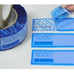 Buy cheap Environmental Destructive Warranty Void Tamper Evident Label Stickers Non Transfer VOID OPEN Label No Residue Sticker from wholesalers