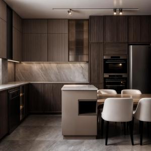 Buy cheap Kitchen Storage Wood Grain Modular Kitchen Cabinets Complete Sets from wholesalers