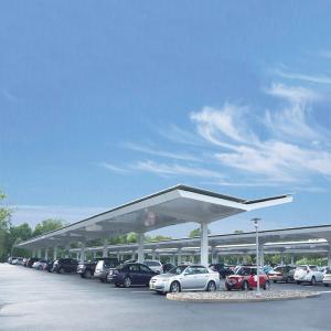 On / Off Grid BIPV Solar carport mounting system solar bracket solar structure