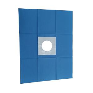 Buy cheap Spunlace 20g TUR Drape Sterile Drape With Fenestration Customized product