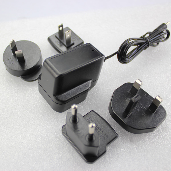Quality kc to pse extrangeable plug 5v1a power adapter for sale