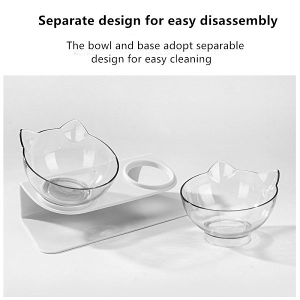 PS ABS Unspillable Dog Bowl Funky Custom With Stand