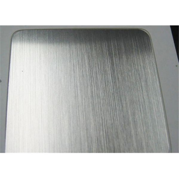 Quality High Hardness Brushed Aluminum Sheets , Brushed Aluminum Sheet Metal Different Customized Color for sale