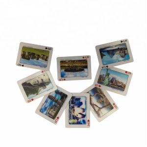 Buy cheap Reusable 0.35mm PET 3D Lenticular Kids Playing Poker from wholesalers