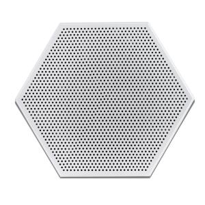 Buy cheap Perforated Hexagon Acoustic Ceiling Tiles Aluminum Pre Painted from wholesalers