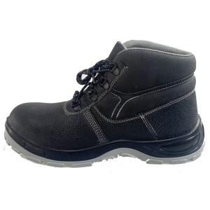 Buy cheap Men Women PU Injection Embossed Leather Lining Mesh PU Sole Safety Shoes With Puncture Resistant Work Boots from wholesalers