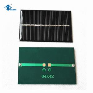 Buy cheap 5.5V Customized Small Epoxy Mini Solar Panel ZW-6442-M Lightweight Epoxy Resin Solar Panel 0.4W from wholesalers