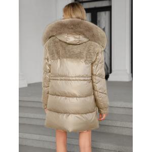 Buy cheap Machine Washable Thermal Cashmere Lady Jacket Without Real Fox Fur from wholesalers