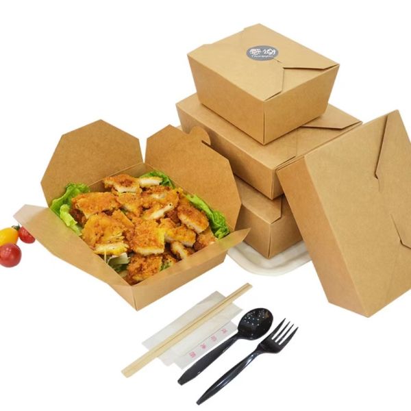 750ml To 2000ml Biodegradable Sandwich Boxes Eco Friendly Disposable Food