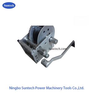 Three Speed Dacromet Power 2200lbs Marine Hand Winch