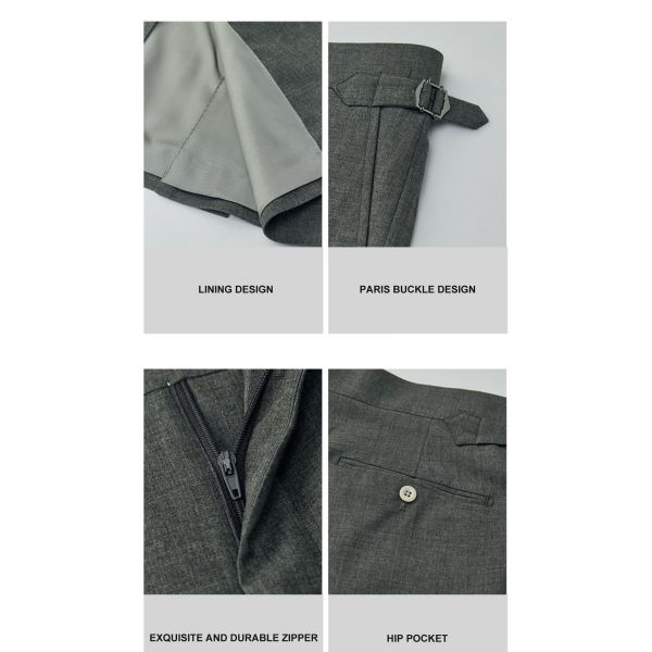 Professional Formal Three Piece Suit for Custom Fabric Business End Casual Men's Suit