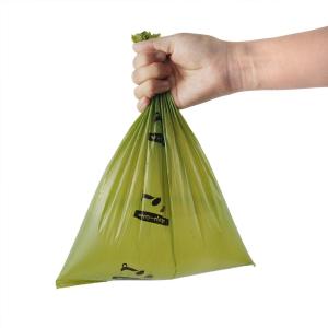 Buy cheap 14cm Biodegradable Pet Waste Bags Biodegradable Dog Poop Bags EN13432 from wholesalers