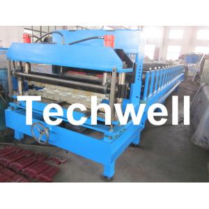 Hydraulic Color Steel Glazed Tile Roll Forming Machine For Wall Cladding, Metal