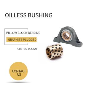 Buy cheap Pillow Blocks Matching Graphite Self Lubricating Bronze Bushings from wholesalers