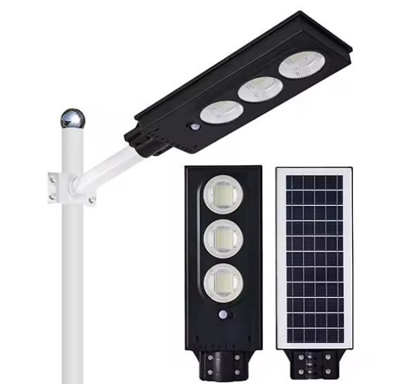 Quality Solar Street Light 6000K LED 5 Star Luminaires Square High Power Community Lamp With Controller for sale