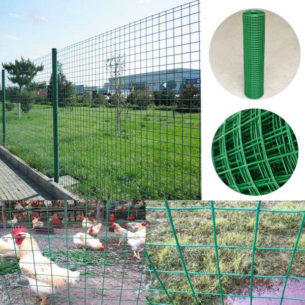 Buy cheap anti rust 0.9x30cm Welded Iron Chicken Wire Garden Fence from wholesalers
