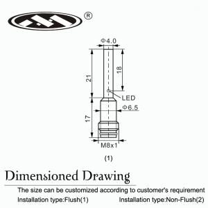 Buy cheap Inductive proximity switches Sensors IO4-M0.8PA-Y3V3/C38 miniature sensors Male connector M8 3-pin from wholesalers