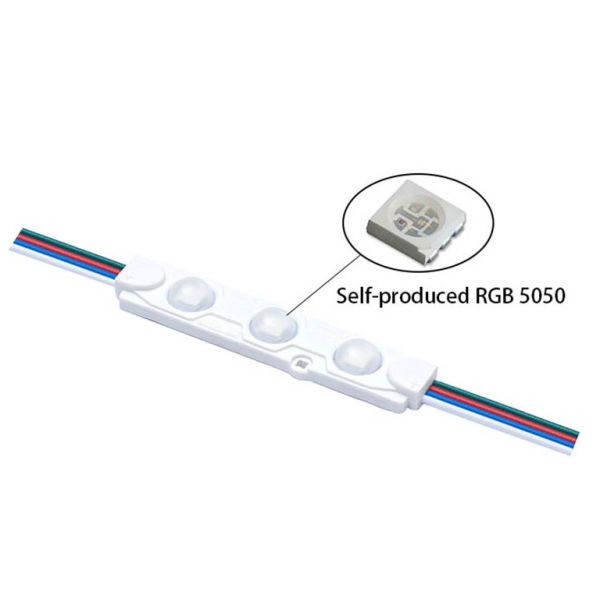 Buy cheap Waterproof DC12V 0.72W RGB Led Module Lights SMD5050 from wholesalers