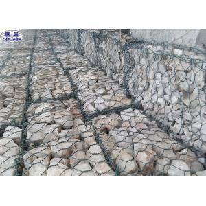China Acid Resisting Galvanized Gabion Baskets For Water Soil Protection on sale