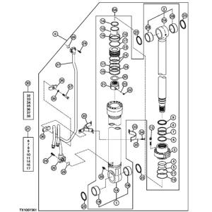 Buy cheap DEERE-4639936 Boom Cylinder Seal Kit For DEERE ExcaC-A-Tor Boom Cylinder 75D 85D from wholesalers