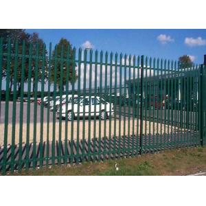Buy cheap 1.8m W Galvanised Palisade Fencing Powder Coated Security Steel Fence from wholesalers
